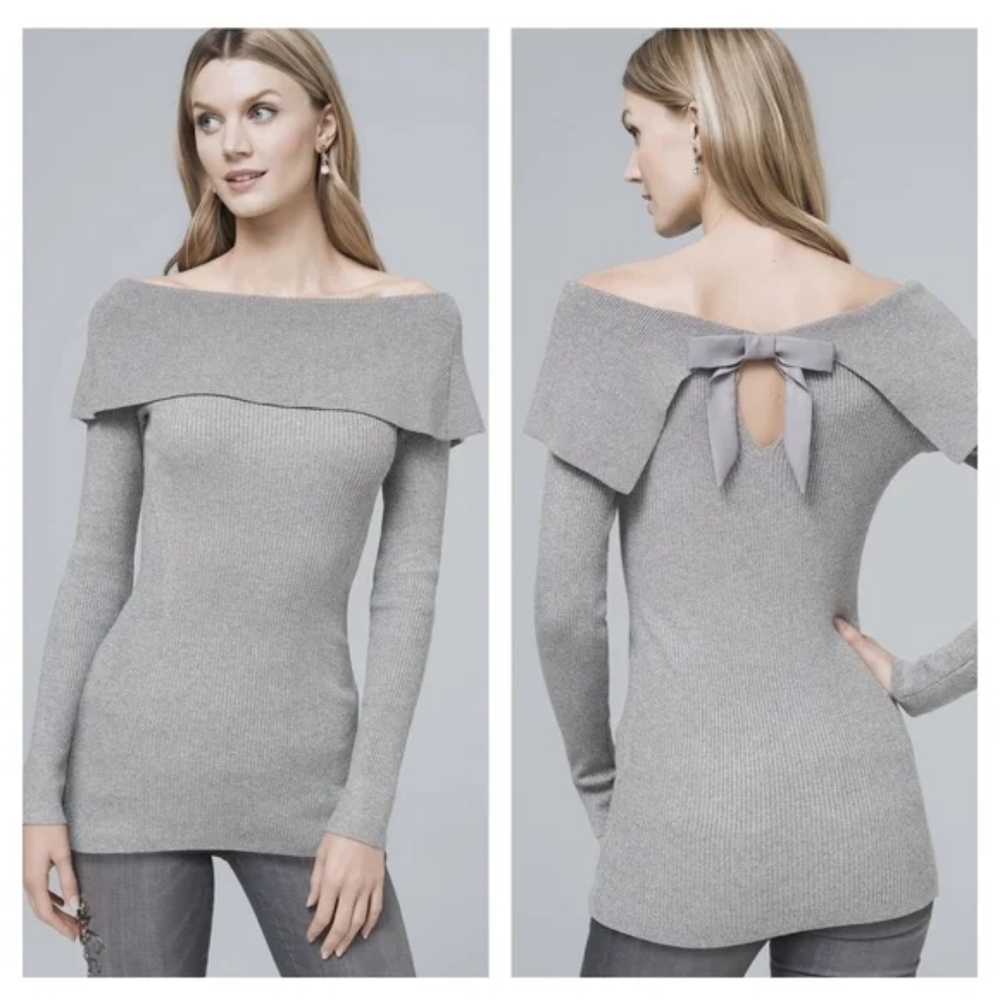 Women's Cream Sweater - Picture 8 of 8